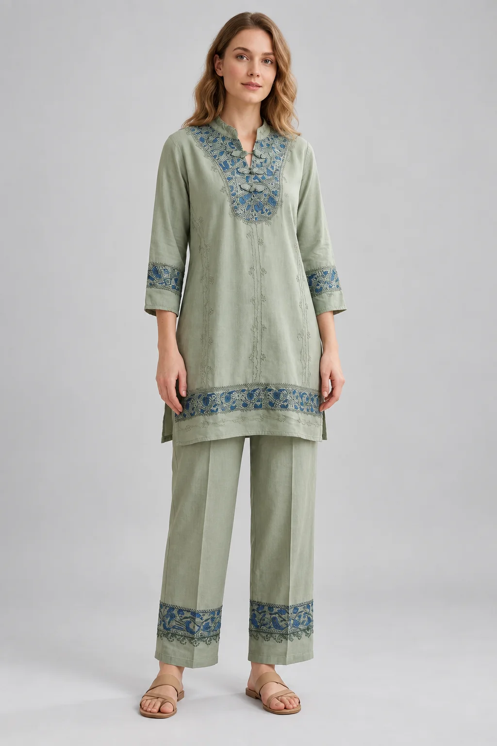 Sage Meadow co-ord, front view